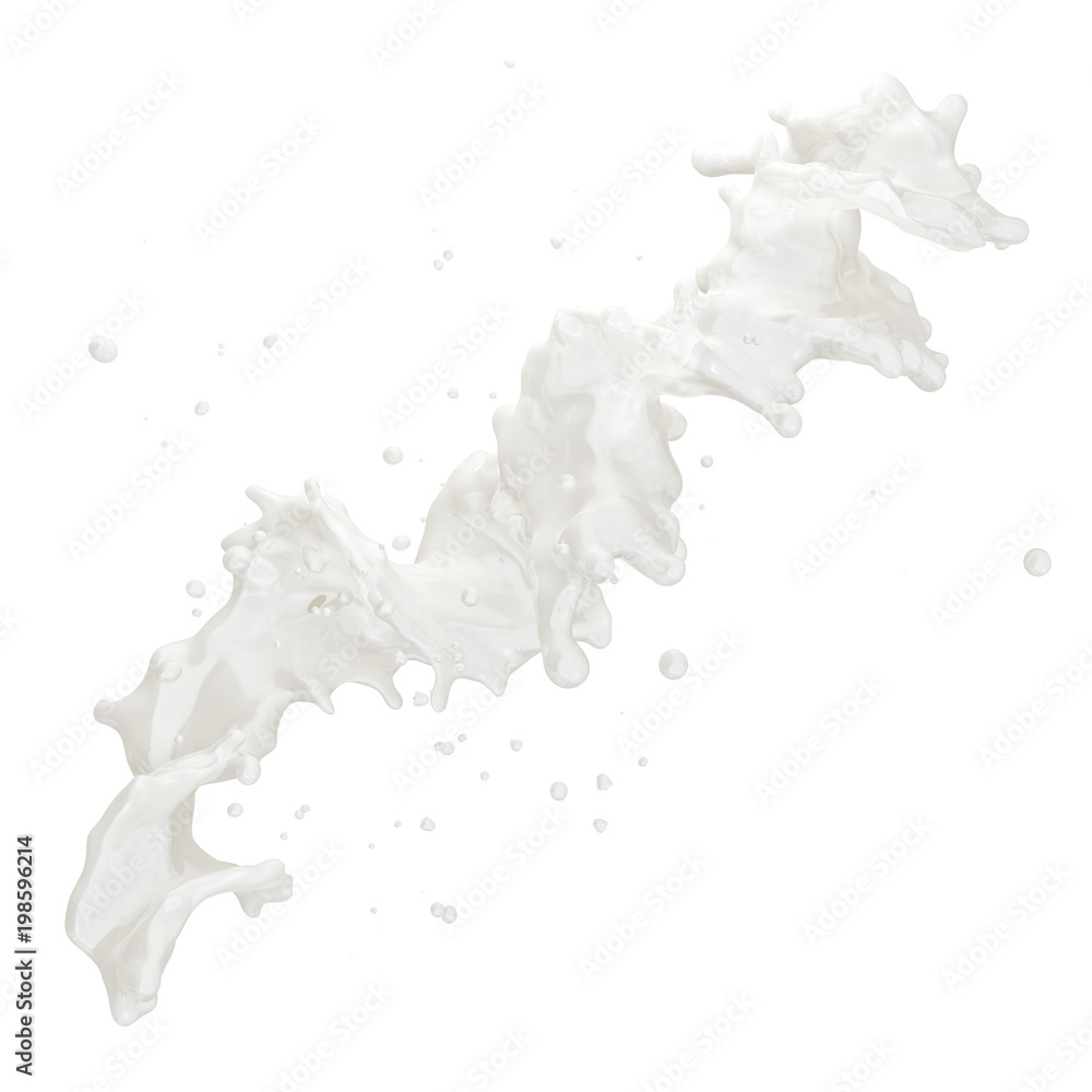White liquid fresh milk, yogurt or cream 3D splash isolated on a white background. Glossy shining milk, almond milk, oat, soy, rice milk, cream, white paint swirl. Liquid splash design element White liquid fresh milk, yogurt or cream 3D splash isolated on a white background. Glossy shining milk, almond milk, oat, soy, rice milk, cream, white paint swirl. Liquid splash design element