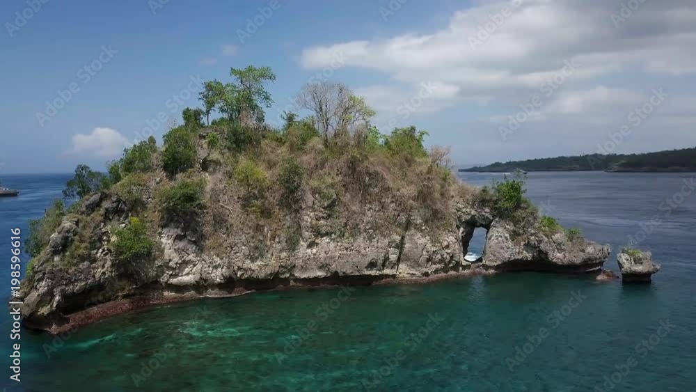 Aerial view Crystal Bay, seascape, rocks, cliff, ocean. Aerial view Crystal Bay, seascape, rocks, cliff, ocean.