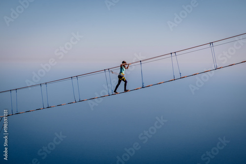 suspension bridge on Ai-Petri
