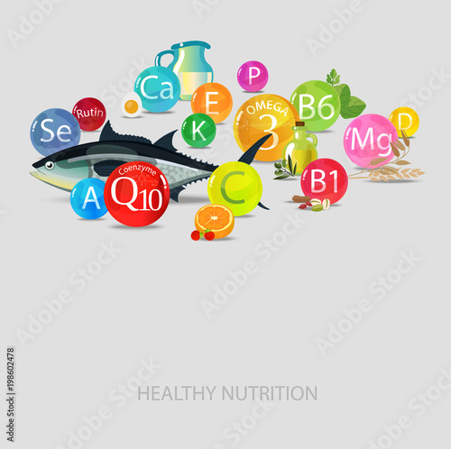 Vitamins, minerals and food