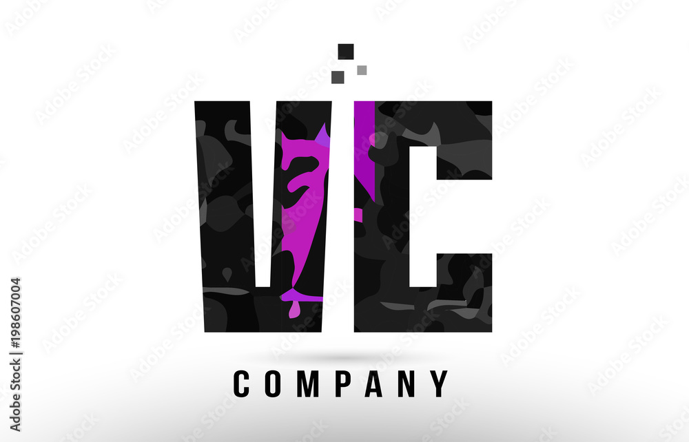 purple black alphabet letter vc v c logo purple black alphabet letter vc v c logo