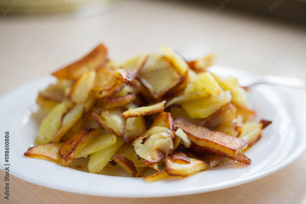 Home fried potatoes