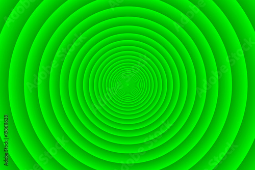 Concentric circle elements pattern, Green color ring, Circle spin target,