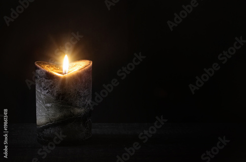 Burning candle