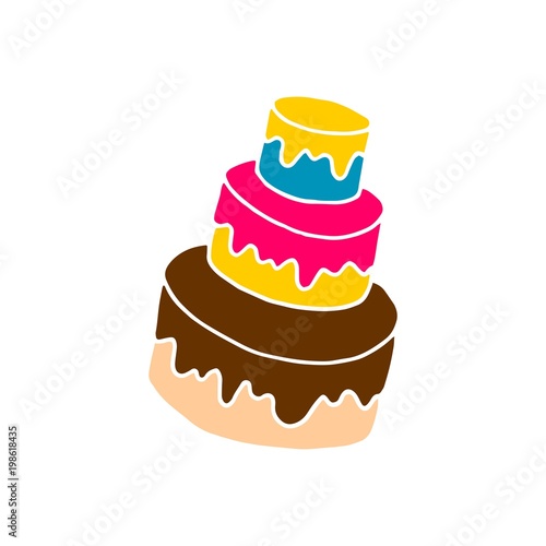 cake icon vector