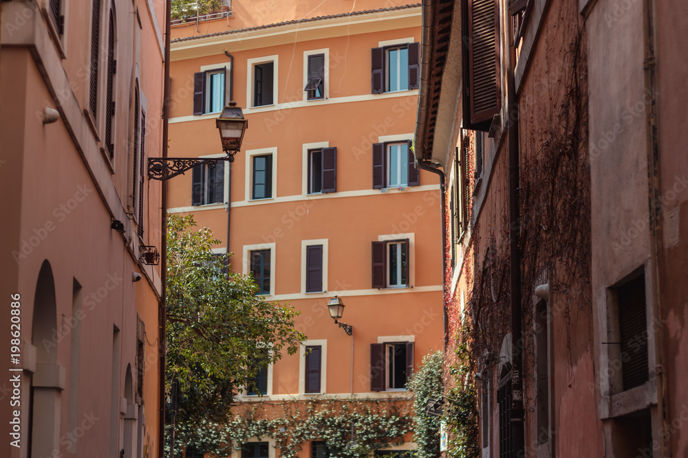 Buildings Architecture in Rome Italy blue sky summer