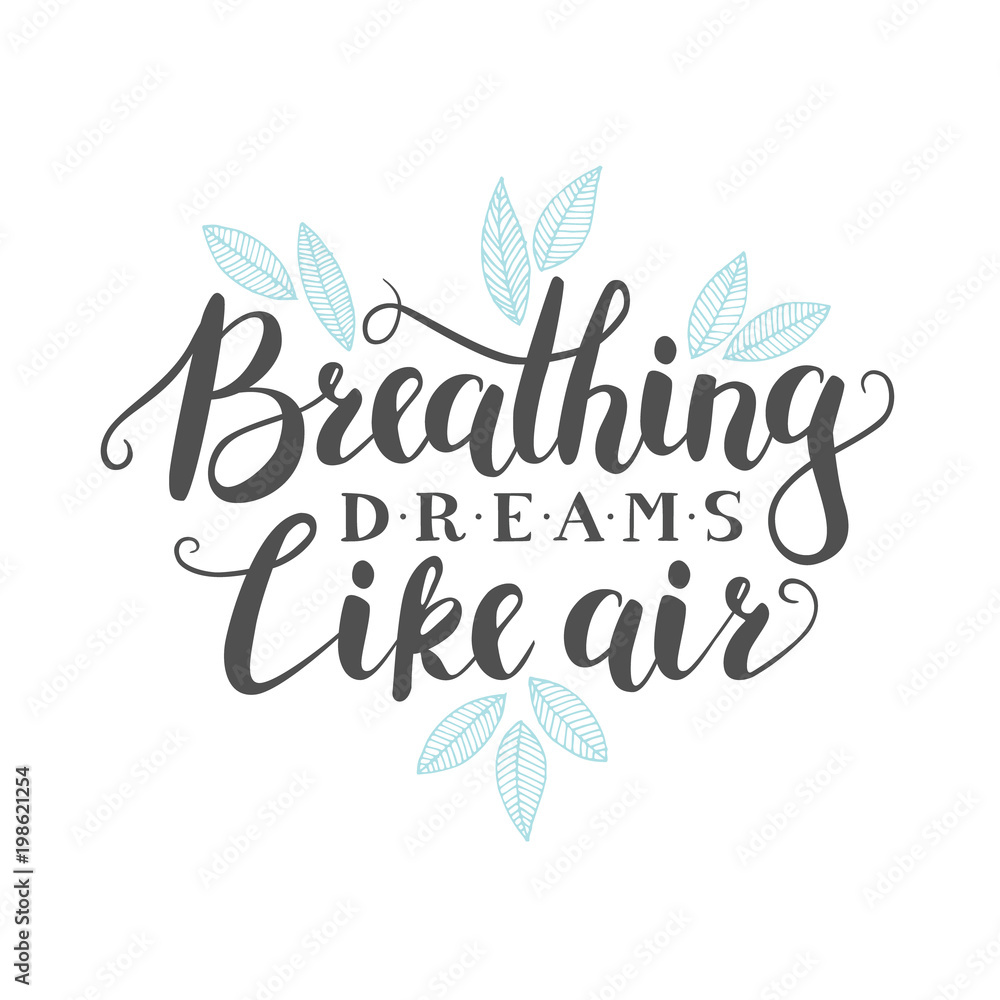 Obraz premium Lettering quote.