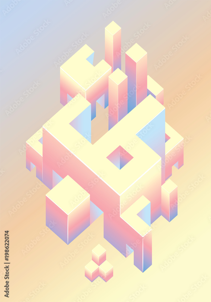 abstract geometric background with square abstract geometric background with square