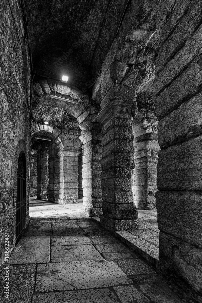 Inside Arena di Verona, Italy