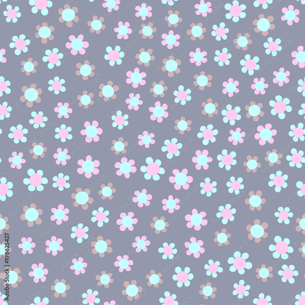 Simple pastel floral pattern Simple pastel floral pattern