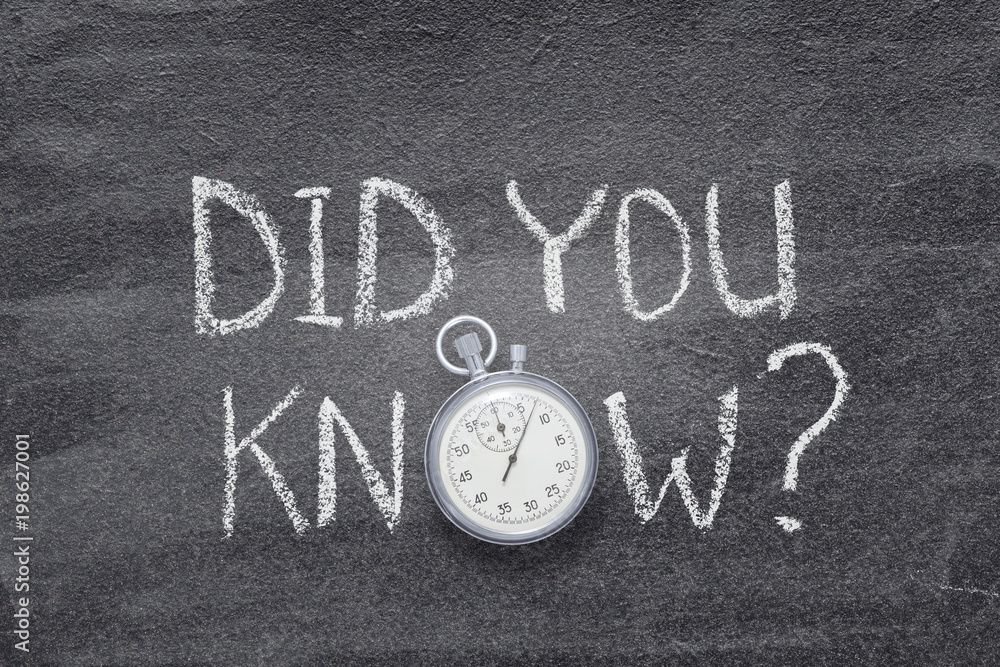 Fototapeta premium did you know watch