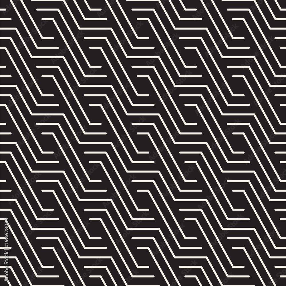 Vector seamless pattern. Modern stylish abstract texture. Repeating geometric