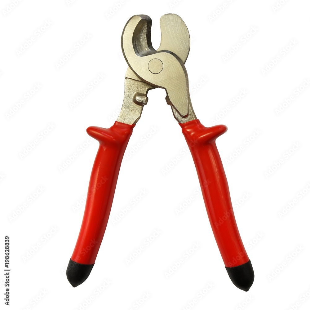 Tool. Scissors for cutting electric cable Tool. Scissors for cutting electric cable