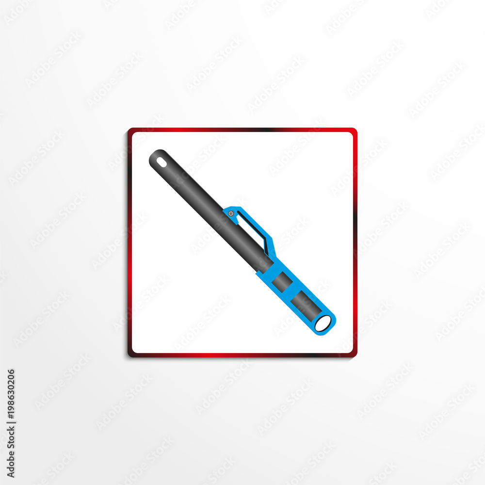 Hacksaw for metals. Vector icon. Hacksaw for metals. Vector icon.