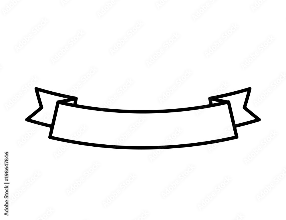 ribbon banner ornament decoration empty ribbon banner ornament decoration empty