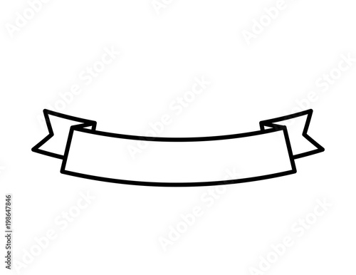 ribbon banner ornament decoration empty