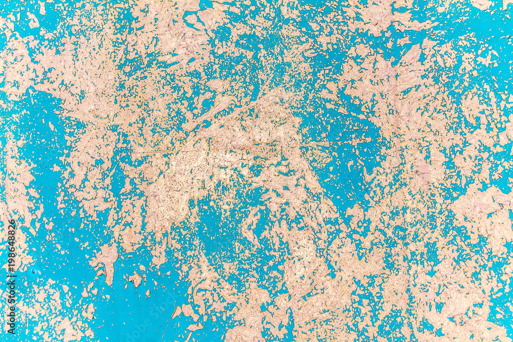 Blue peeling paint as a background Blue peeling paint as a background