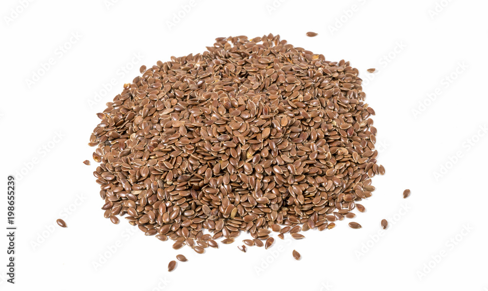 flax on white background flax on white background