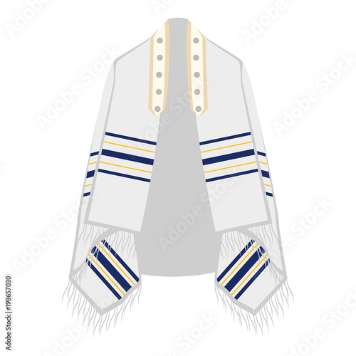 Jewish tallit icon photo