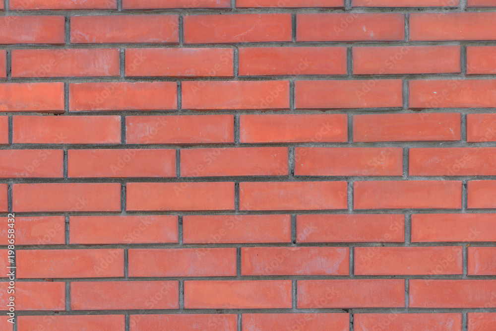 Obraz premium Red brick wall. Background and texture
