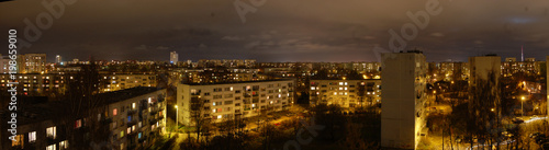 Panoramic view of Riga city, the capital of Latvia
