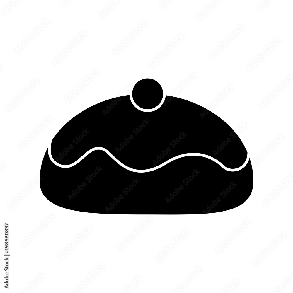 Traditional jewish dessert icon Traditional jewish dessert icon