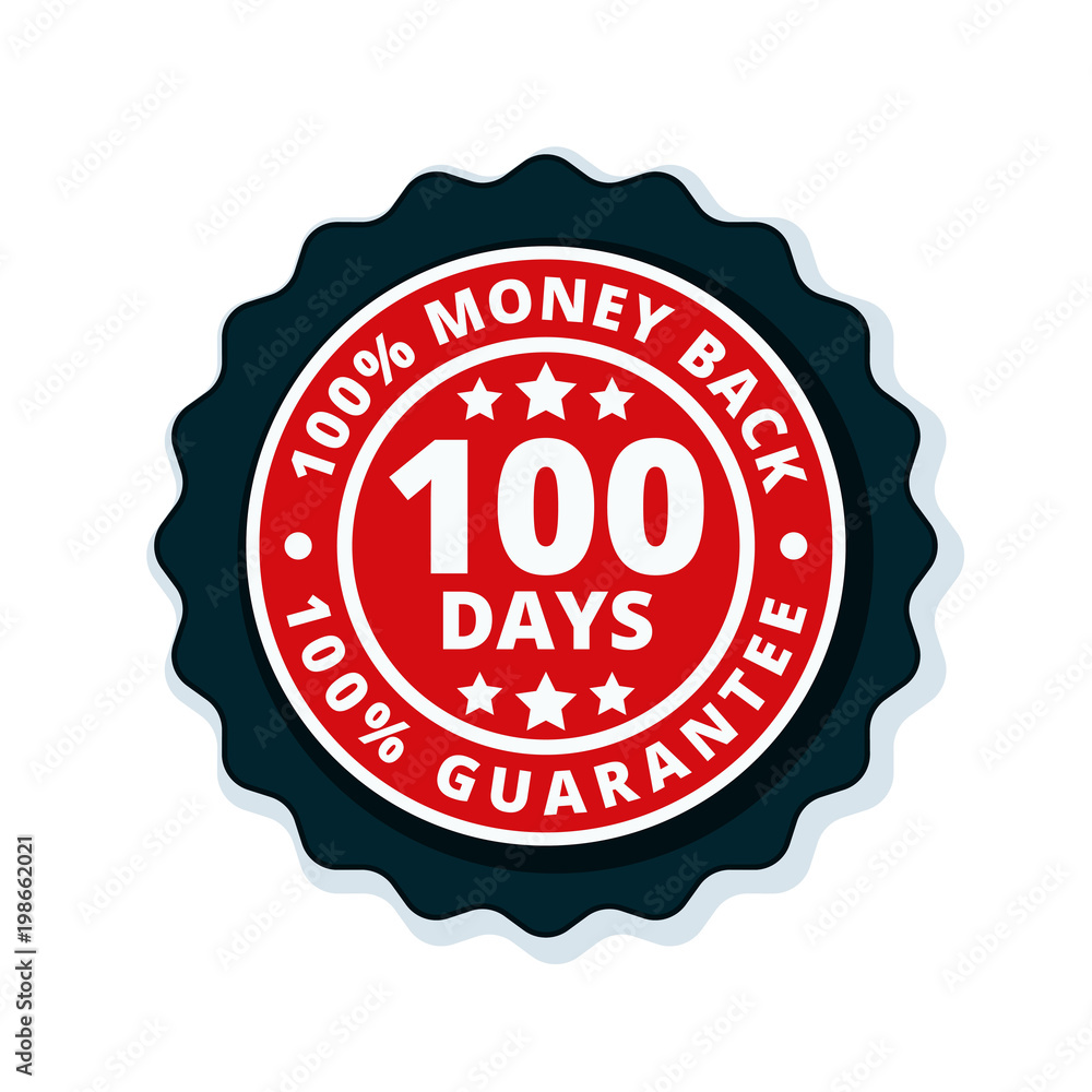 100 Days Money Back illustration 100 Days Money Back illustration