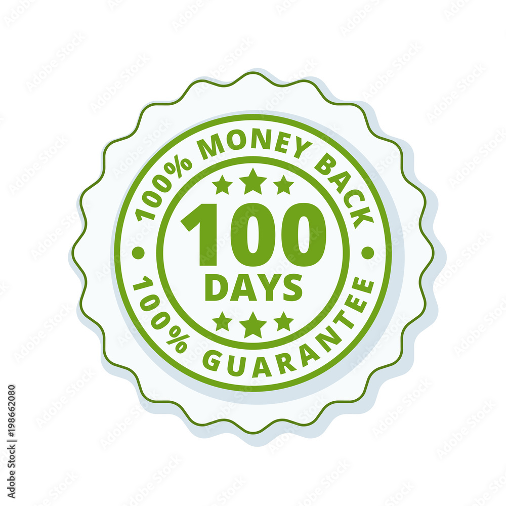 100 Days Money Back illustration 100 Days Money Back illustration