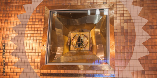 Fotografi Original image of saint Sanctuary of Aparecida, largest Catholic church in Brazi