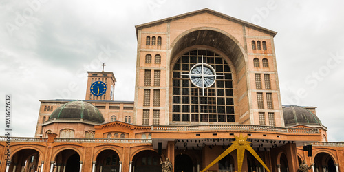 Sanctuary of Aparecida, largest Catholic church in Brazil, located in the state of Sao Paulo, the patron saint of Brazil photo