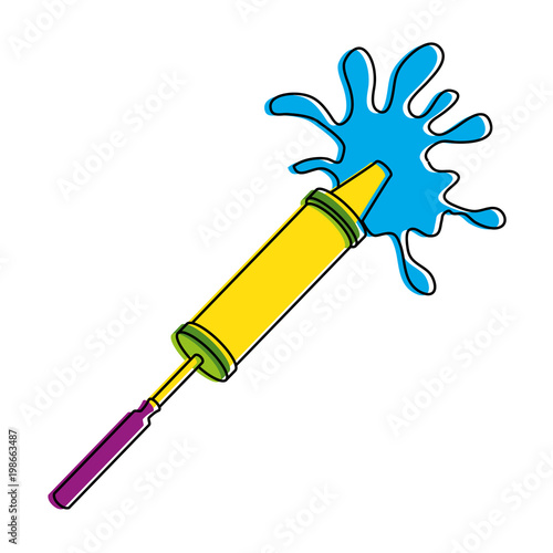 foam water splash gun toy