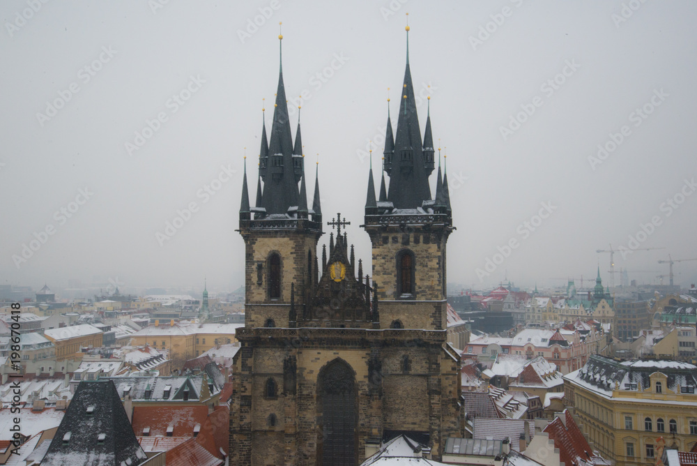 Prague Czech Republic in Winter