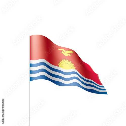 Free Download Kiribati flag, vector illustration - GFXLoad