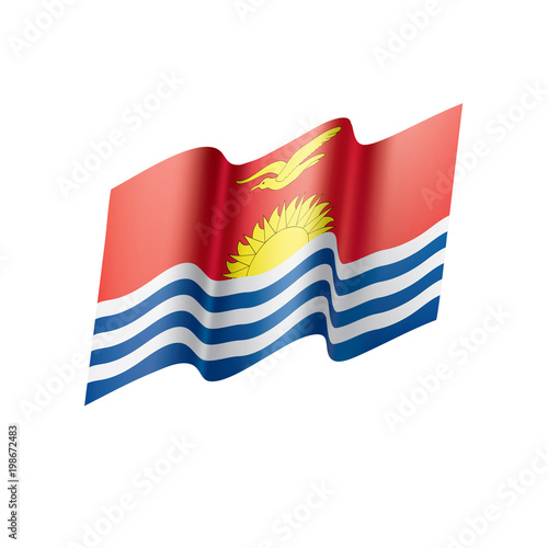 Free Download Kiribati flag, vector illustration - GFXLoad