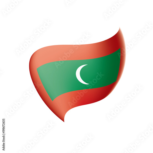 Maldives flag, vector illustration Free Download Maldives flag, vector illustration - GFXLoad