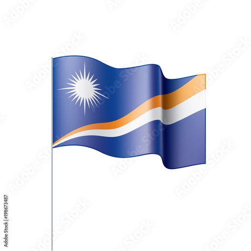 Marshall Islands flag, vector illustration Free Download Marshall Islands flag, vector illustration - GFXLoad