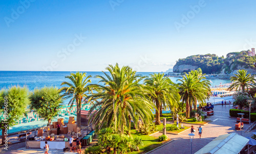 Beautiful coast of Savona, Liguria, Italy