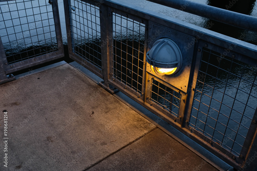 Fototapeta premium Light on the esplanade