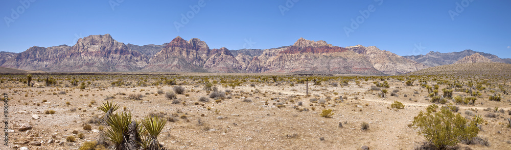 Obraz premium Red Rock Canyon panorama near Las Vegas Nevada.