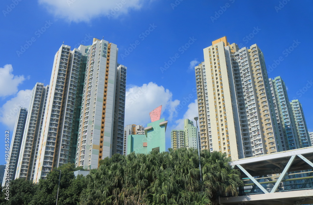 Residential apartment building in Lantau island Hong Kong