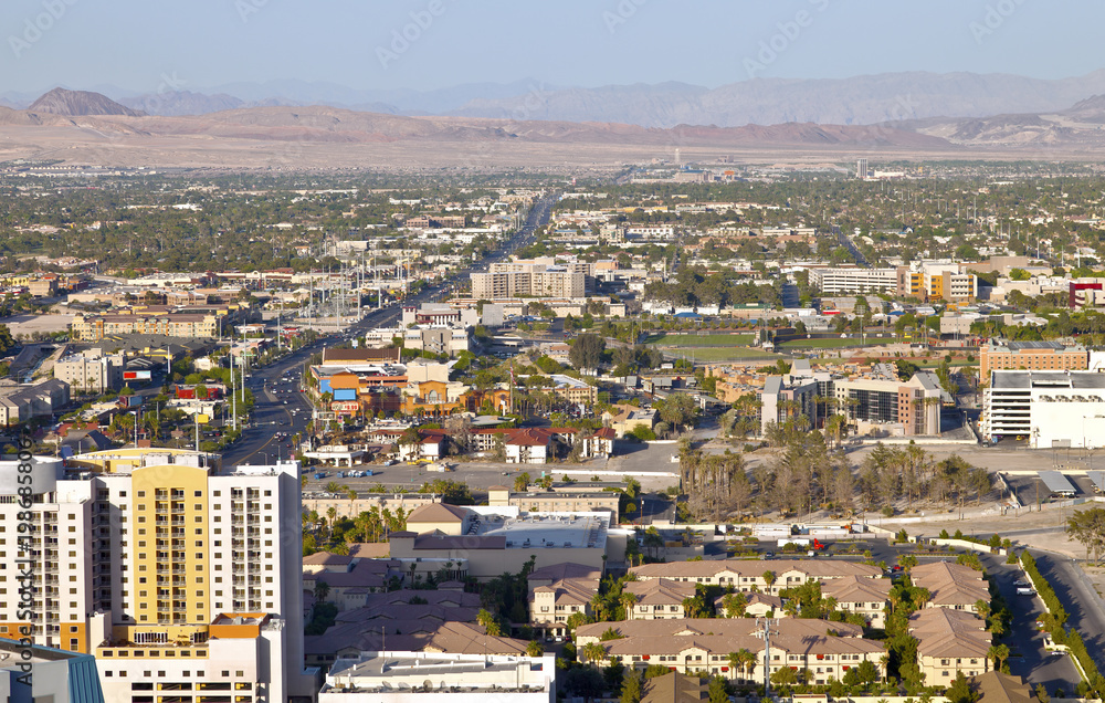 Las Vegas Nevada a residential landscape.