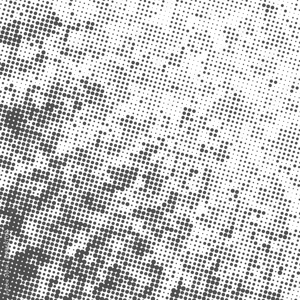 Monochrome halftone background Monochrome halftone background