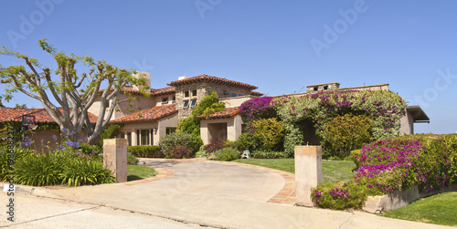 Colorful residence in Point Loma california.