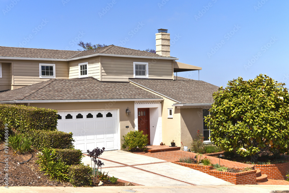 Fototapeta premium Residential house Point Loma california.