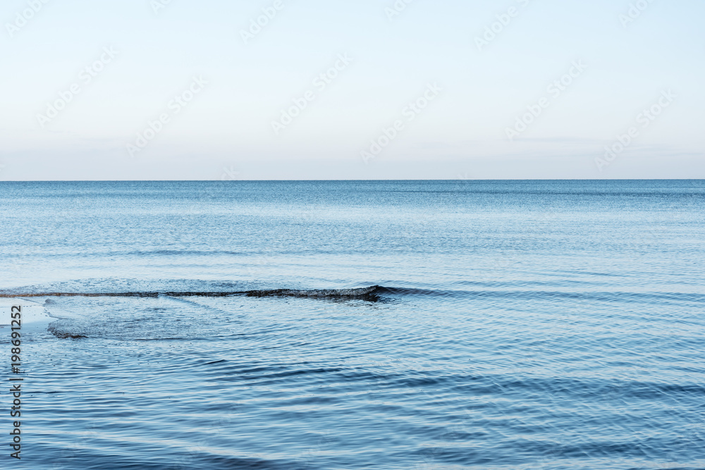 Blue Baltic sea.