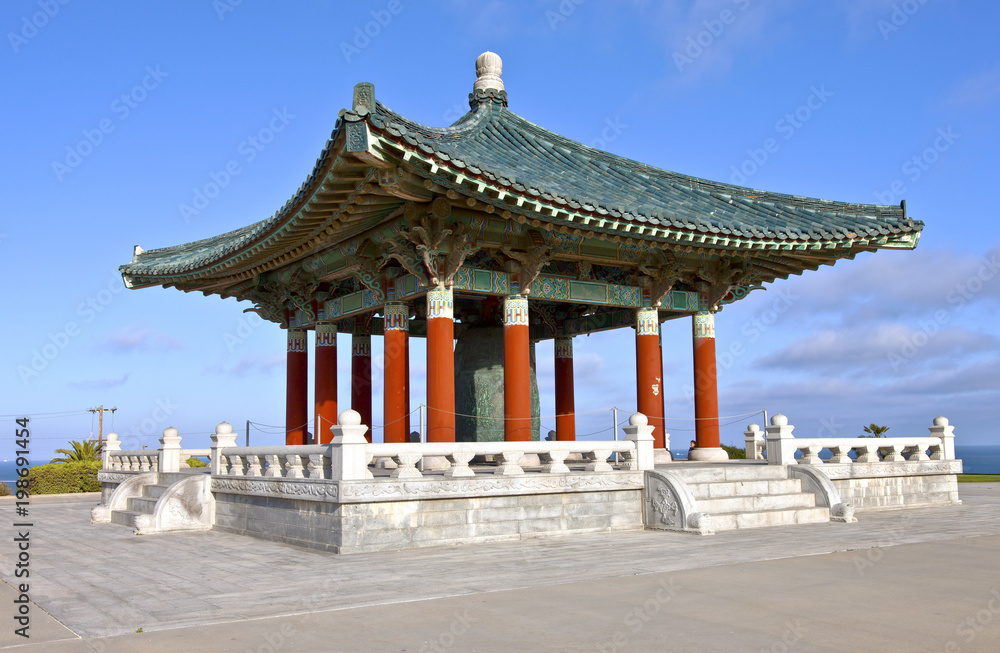 Korean friendship bell park San Pedro California.