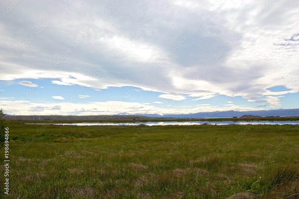Laguna Nimez, a wildlife reserve at El Calafate in Patagonia, Argentina Laguna Nimez, a wildlife reserve at El Calafate in Patagonia, Argentina