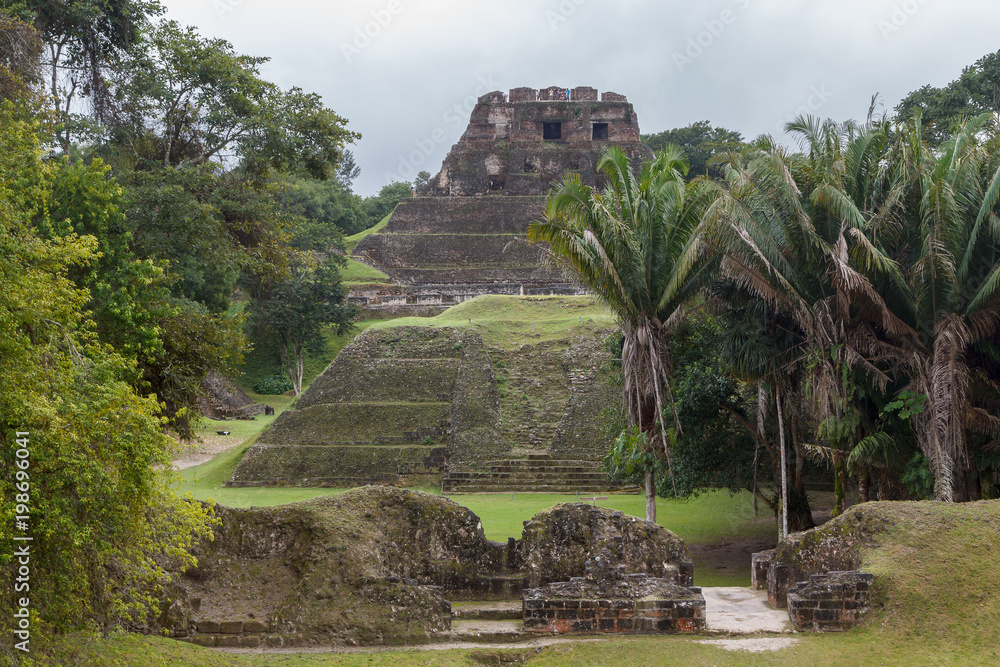 Ruins of the ancient Mayan city Xunantunich, Belize