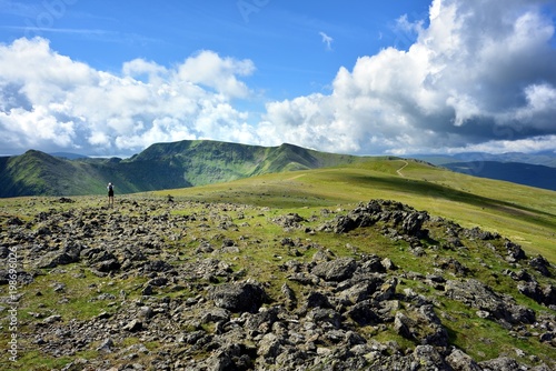 Fotografi The curve from Catstye Cam to Helvellyn