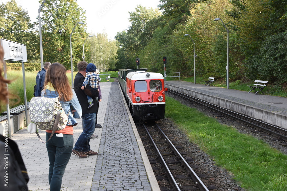 Dresden, Parkeisenbahn im großen Garten Stock Photo Adobe Stock